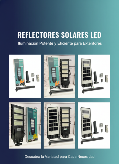 Focos Solares Exterior Chile — Sin Cables, Sin Luz Eléctrica | Envío Gratis