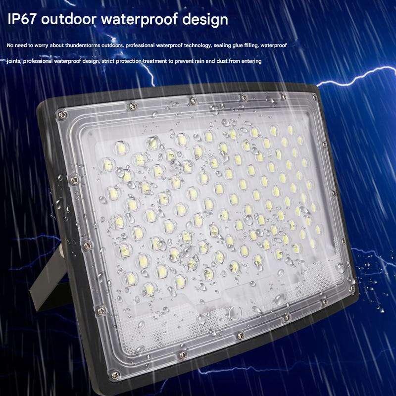 INV-Austral – Reflector solar LED 400W exterior IP67, resistente al agua, ideal para iluminación agrícola y tecnología sostenible. Chile