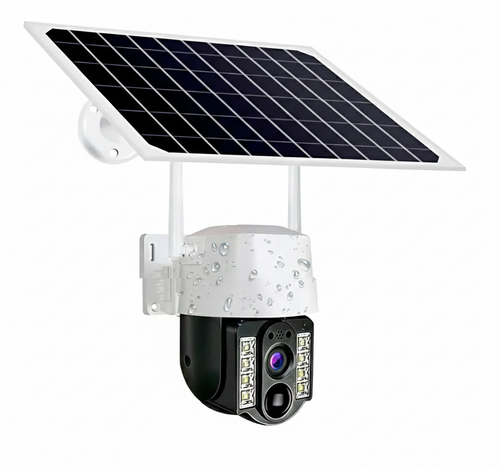 INV-Austral – Cámara solar PTZ WiFi 2K nocturna 360°, inalámbrica, resistente al agua para seguridad y monitorización exterior. Chile