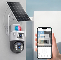 INV-Austral – Cámara de seguridad solar WiFi HD con visión nocturna, ideal para vigilancia tecnológica en exteriores Chile. Chile