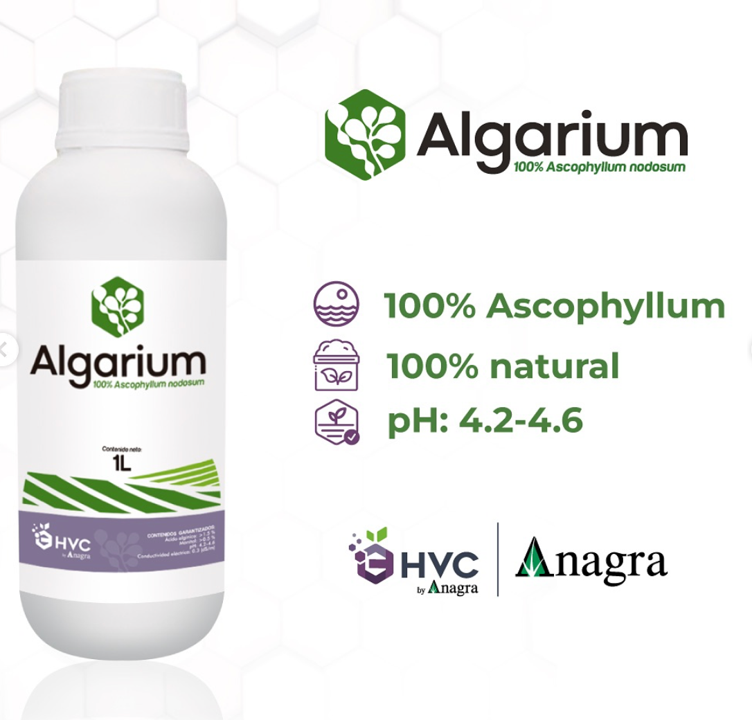INV-Austral – Botella blanca Anagra Kit Bioestimulante para agricultura, protege cultivos del frío y la lluvia. Chile