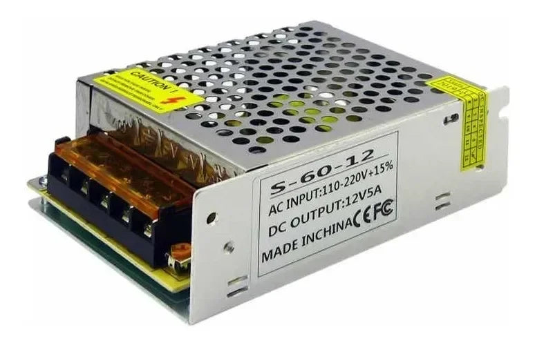 INV-Austral – Fuente de poder 12V 3A 36W, apta para iluminación LED y proyectos electrónicos en hogares y oficinas. Chile