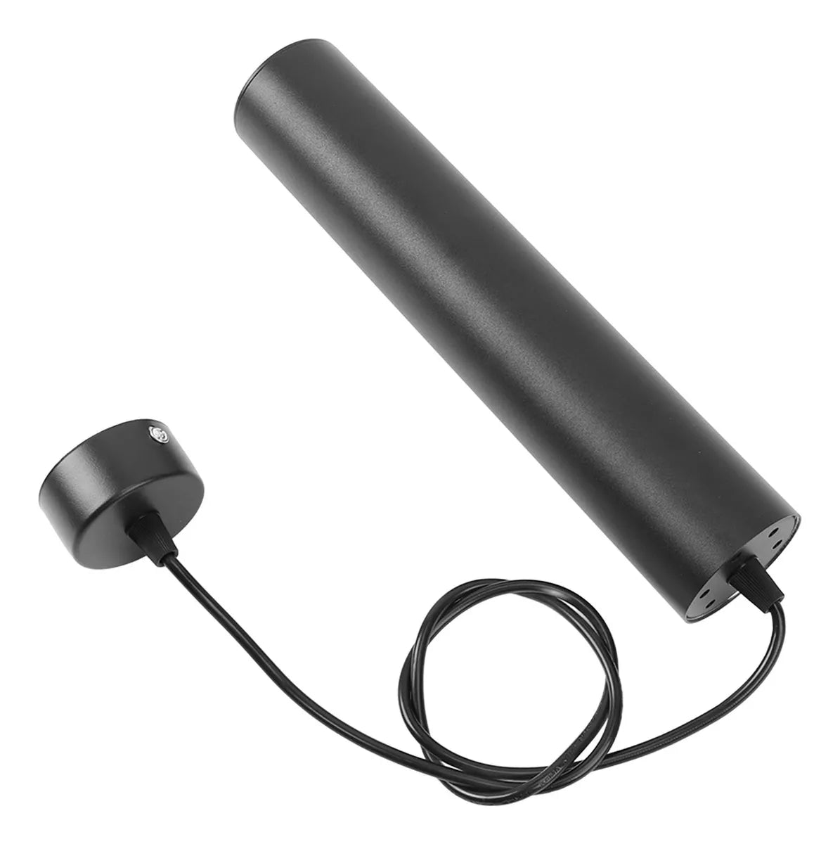 LÁMPARA COLGANTE LED STUDIO TUBULAR TRIAC 7W LUZ CÁLIDA NEGRA sec