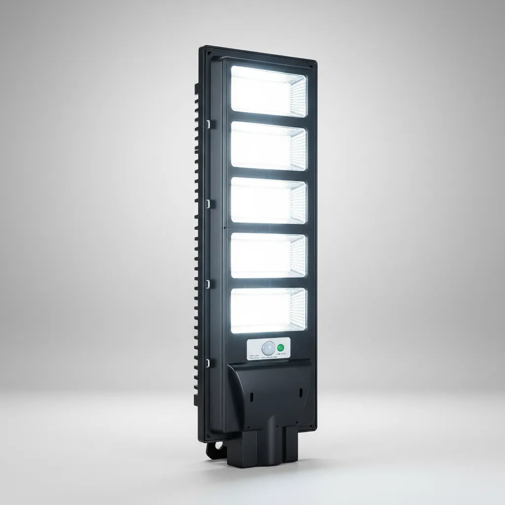 Foco Solar LED 1400W Exterior con Sensor de Movimiento - Luz Blanca Fría