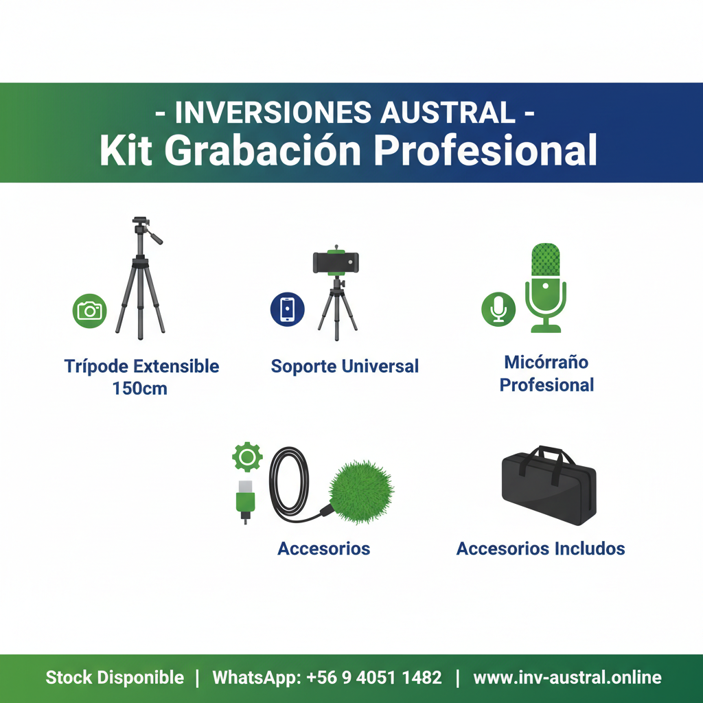 Componentes Kit Grabación - Inversiones Austral