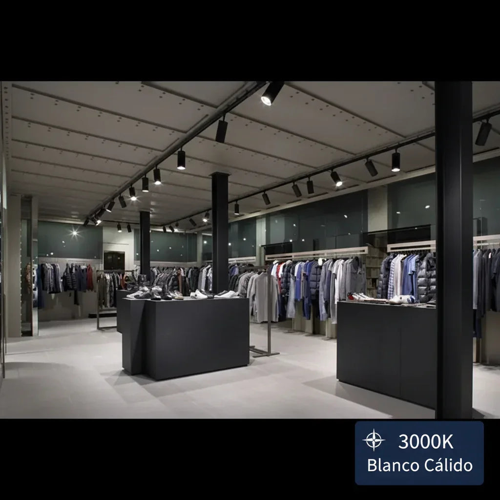 Instalación en espacio comercial