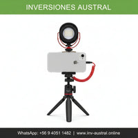 Kit Grabación Profesional: Trípode + Micrófono para Celular - Streaming y Videos