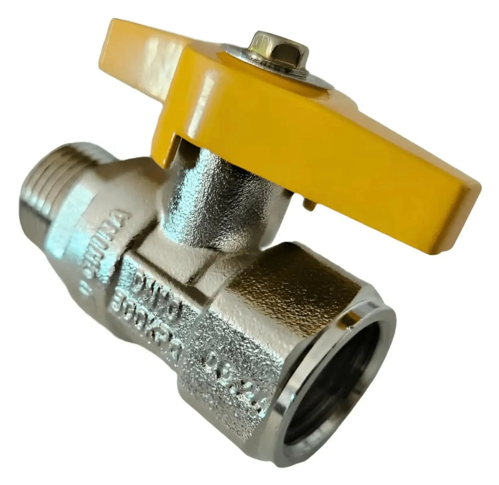 Llaves de Paso Gas Certificadas SEC 1/2" Pack 10 - Hi-he Acero Inoxidable