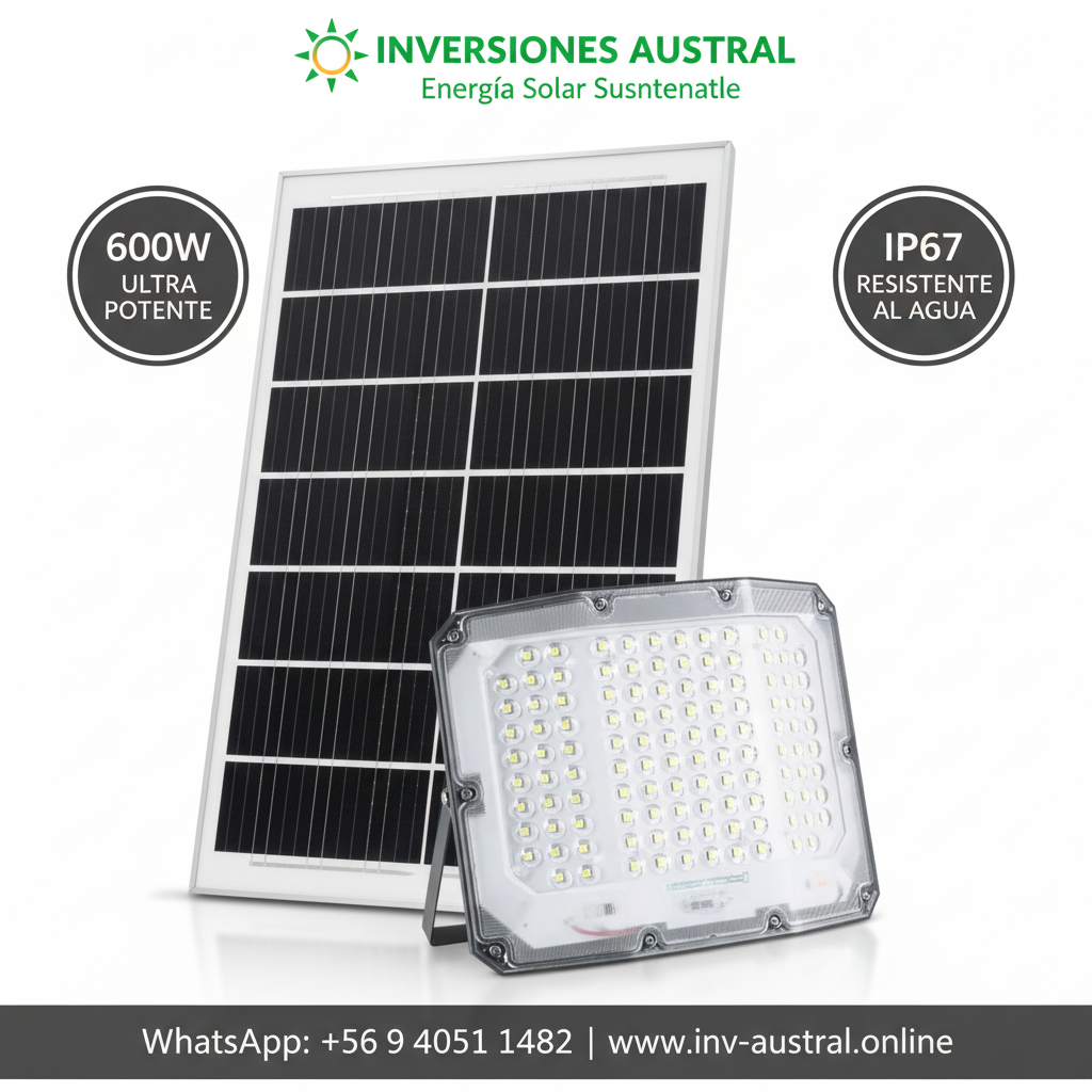 Reflector Solar 600W - Inversiones Austral